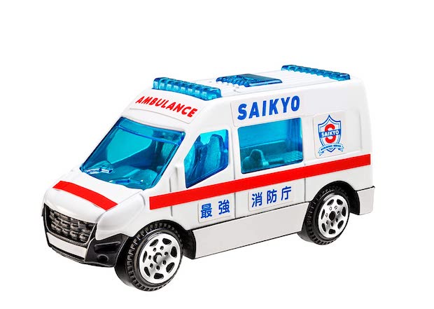 付録の救急車ミニカー