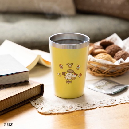 BT21 CUP COFFEE TUMBLER BOOK CHIMMY