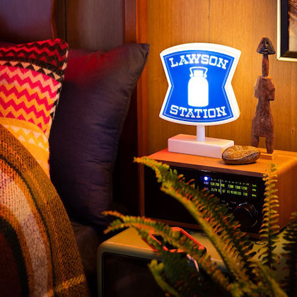 LAWSON ローソンの看板そのまんまルームライト 新品 | gulatilaw.com