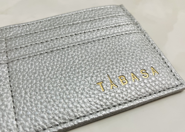 TABASAのスリム財布 ロゴ