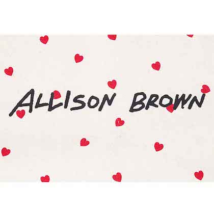 ALLISON BROWN (アリソンブラウン)ハート柄ビッグトートと愛犬ララミのもふもふチャーム