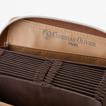CHRISTIAN OLIVIER PARIS (クリスチャン オリビエ パリ) じゃばら式 財布 Brown