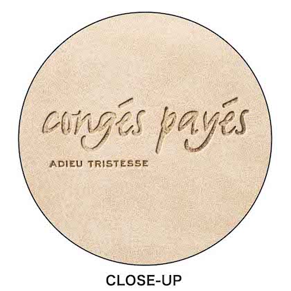 conges payes ADIEU TRISTESSE スマホも入る 本格スウェード調長財布[color:beige][material:suede]