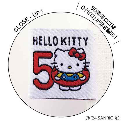 HELLO KITTY (ハローキティ) 50TH AANNIVERSARY トートバッグ＆総柄ポーチ