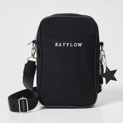 BAYFLOW (ベイフロー) LOGO SHOULDER BAG BLACK