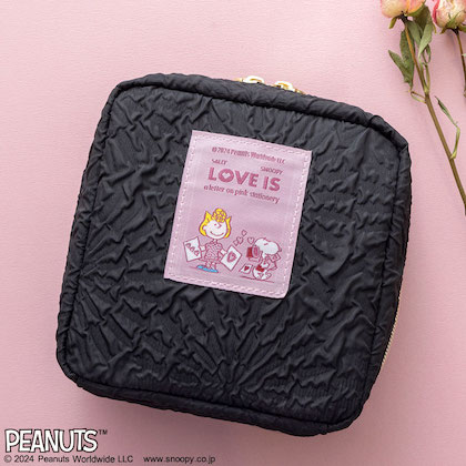 SNOOPY (スヌーピー) 仕分け上手なSTAND ON pouch BLACK