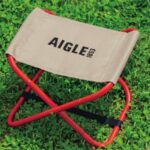 AIGLE（エーグル） 1853 × BE-PAL 小さくたためて持ち運びに便利! コンパクト・アウトドアチェア