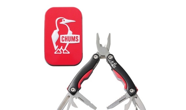 CHUMS (チャムス) 日常からアウトドア、防災グッズとしても使える！ 11機能搭載マルチツール＆ブリキケース！
