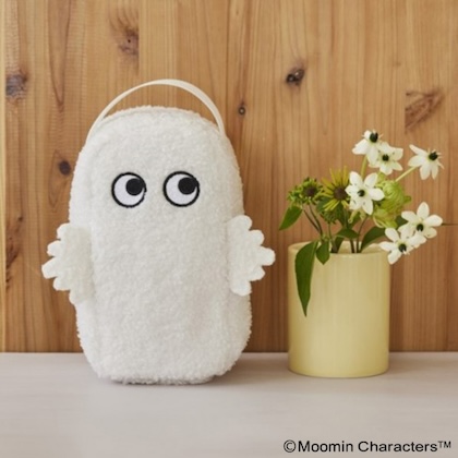 MOOMIN (ムーミン) マルチに使える！もこもこポーチ ニョロニョロver.