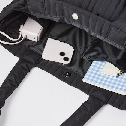 SISTER AUDREY (シスターオードリー)リボンたっぷり!軽くておしゃれなキルティングトートバッグ