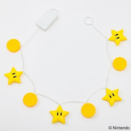 スーパーマリオ スーパースター&コインのガーランドライト