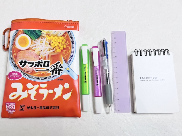 サッポロ一番 みそラーメン そのままポーチ&Big麺エコバッグ