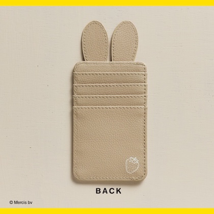 miffy 耳つきカードケース BOOK グレージュver.
