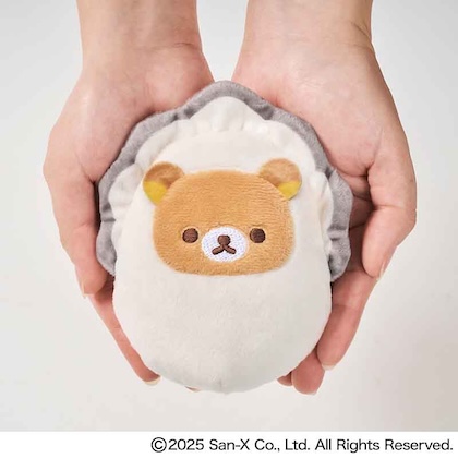 牡蠣リラックマ ぬいぐるみポーチ