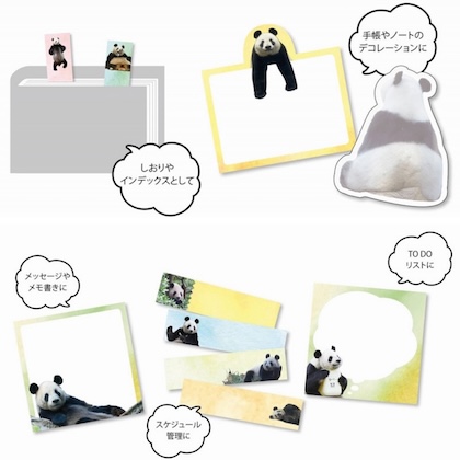 リーリー&シンシン メモリアルふせんBOOK