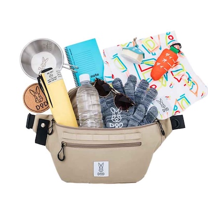 DOD (ディーオーディー) 多機能ボディバッグ BEIGE