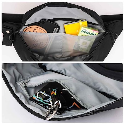 DOD (ディーオーディー) 多機能ボディバッグ BLACK