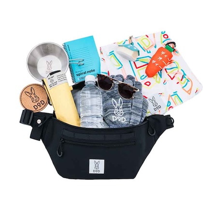 DOD (ディーオーディー) 多機能ボディバッグ BLACK