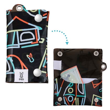 DOD (ディーオーディー) PVCウォレットセット BLACK