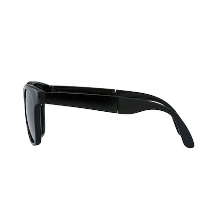 反射をブロック! 安全! 快適! 折りたたみ偏光グラス ブラックレンズ ver. ケース付き