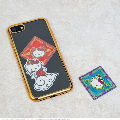 ハローキティ 飯店 刺繍きんちゃくポーチ