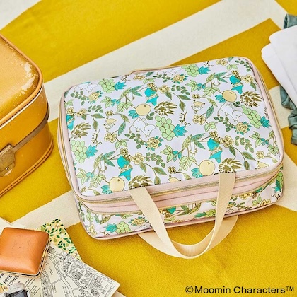 MOOMIN 閉めるだけでスリムに! たっぷり入る圧縮収納ポーチ BOOK