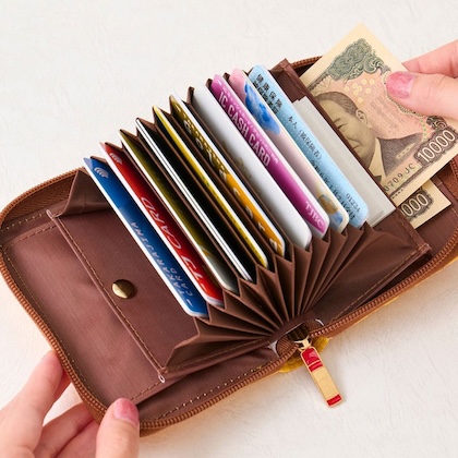 クレパス（R）柄ミニ財布