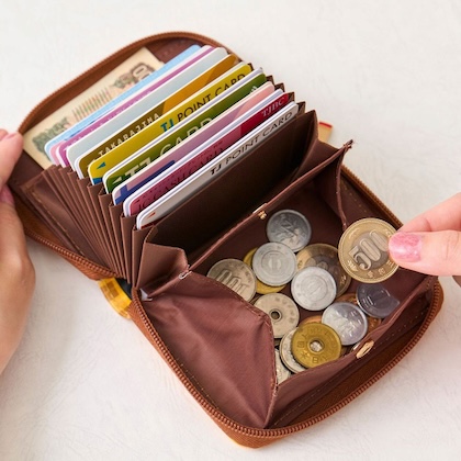 クレパス（R）柄ミニ財布