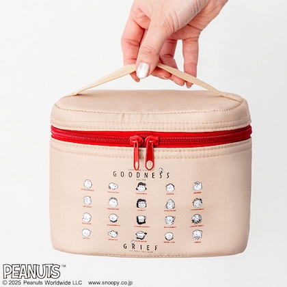 SNOOPY デイリー保冷ポーチ BOOK BEIGE