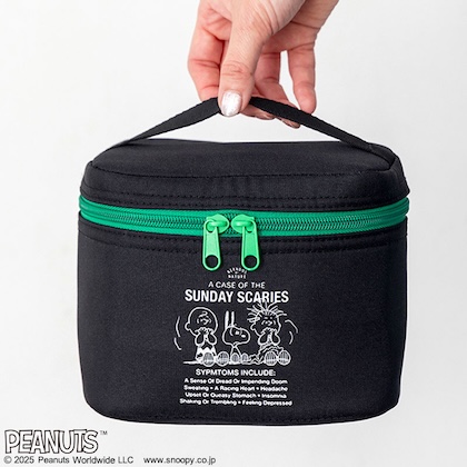 SNOOPY デイリー保冷ポーチ BOOK BLACK