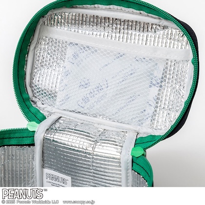 SNOOPY デイリー保冷ポーチ BOOK BLACK