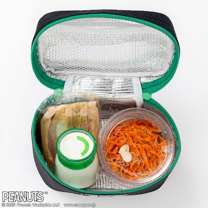 SNOOPY デイリー保冷ポーチ BOOK BLACK