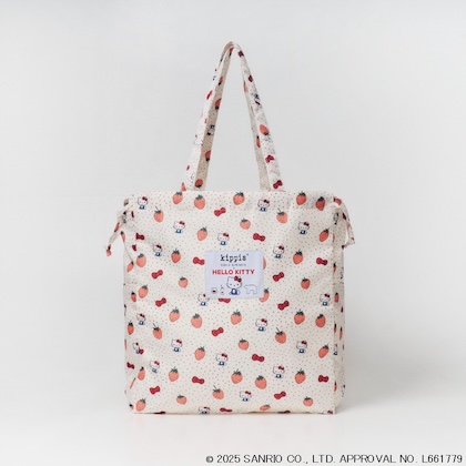 HELLO KITTY×kippis　巾着トートバッグ Metsamansikka