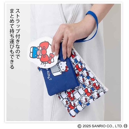 In Red (インレッド) 2025年 10月号増刊 雑誌 付録 [ハローキティ 3連ポーチ]