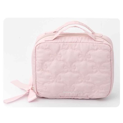 Maison de FLEUR Ribbon Case Book [color:pink][material:quilting]