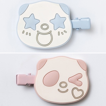 さくさくぱんだ フェイスポーチ＆ヘアクリップ