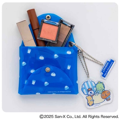 LAWSON×San-X Characters チャーム付きクリアポーチBOOK オールスター