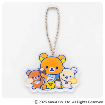 LAWSON×San-X Characters チャーム付きクリアポーチ リラックマver.