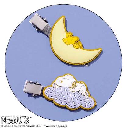 SNOOPY ふわふわBIGポーチ & すやすや前髪クリップ2個セット BOOK