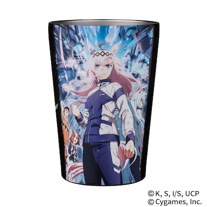 アニメ『ウマ娘 シンデレラグレイ』真空断熱カップコーヒータンブラー キービジュアル ＜ファミマ限定＞