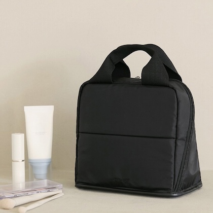 BRILMY 中身が見えて時短がかなう ズボラに優しいスタンドポーチ