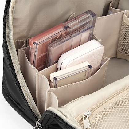 BRILMY 中身が見えて時短がかなう ズボラに優しいスタンドポーチ