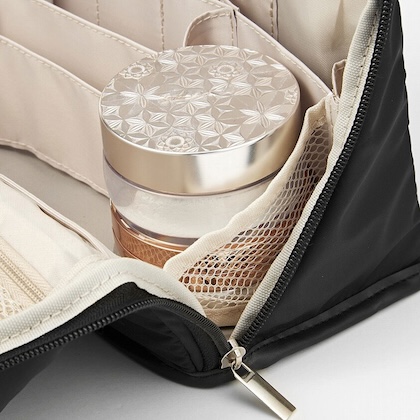 BRILMY 中身が見えて時短がかなう ズボラに優しいスタンドポーチ