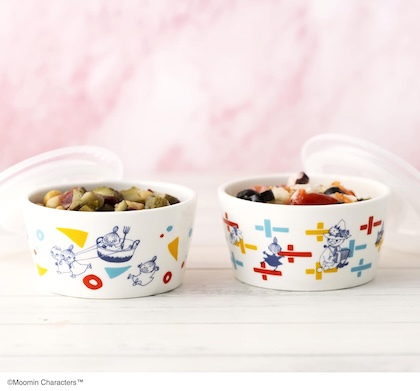 cookpad plus (クックパッドプラス) 2026年 春号 雑誌 付録 [MOOMIN (ムーミン) 磁器の密閉保存容器 豪華２個セット]