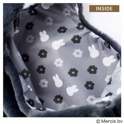 miffy (ミッフィー) ひょっこりのぞくミッフィーがかわいい ふわもこファーバッグ