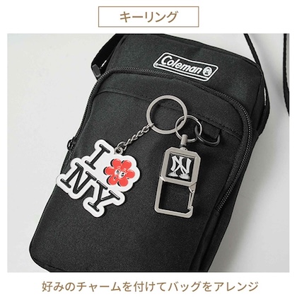 smart (スマート) 2026年 2月号 雑誌 付録 [Coleman (コールマン) キーリング付き2層ショルダーバッグ]