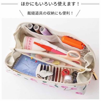 kippis (キッピス) メガネ・アクセサリー・コスメ etc.コンパクトだけどたっぷり入る！収納上手なマルチケース