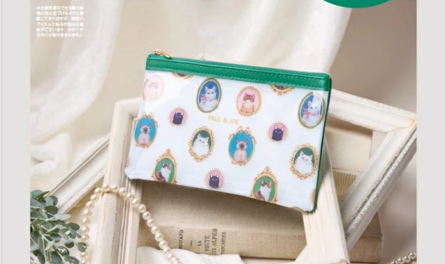 ゼクシィ国内リゾートウエディング 2026 Spring & Summer 雑誌 付録 [PAUL ＆ JOE　クリアポーチ]