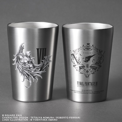 FINAL FANTASY Ⅶ REMAKE INTERGRADE CUP COFFEE TUMBLER SILVER