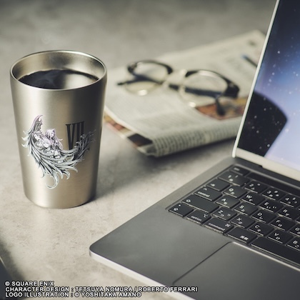 FINAL FANTASY Ⅶ REMAKE INTERGRADE CUP COFFEE TUMBLER SILVER